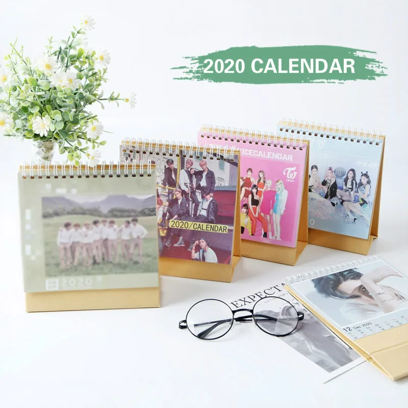 

[MYKPOP]~2020 NEW~ E9 TWICE, X1, STRAYKIDS, TXT, SUPERM ITZY 2020 CALENDAR Creative Desk, KPOP Fans Collection E9 SA19111001