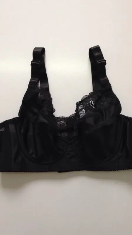 Full Cup Thin Underwear Small Bra Plus Size Wireless Adjustable Bra Breast Reduction Cover B C D E F G H Cup Large Size 34-48