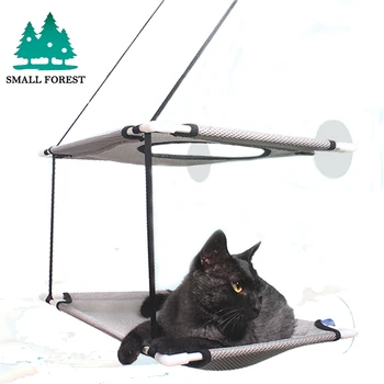 

Small Forest Pet Hanging Beds Cat Sunny Seat Window Mount Pet Cat Hammock Chair Comfortable Cat Pet Bed Shelf Seat Beds