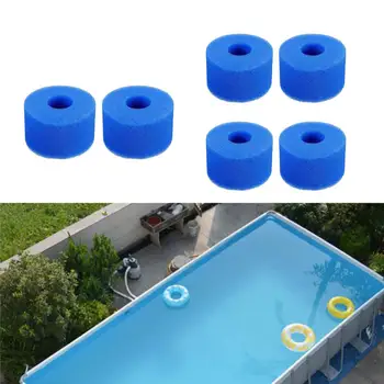 

2 Pcs Swimming Pool Foam Filters Sponge Reusable Washable Biofoam Cleaner Pool Foam Filter Swimming Accessories