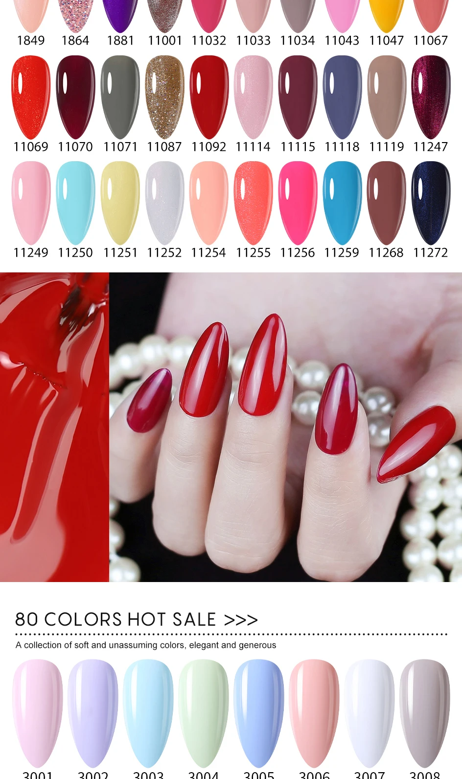 Parkson Purple Series Nail Gel Polish Soak Off UV LED Semi Permanent Color Gel DIY Nail Gel Varnish Base Top Coat Nail Art Gel_voghion.com