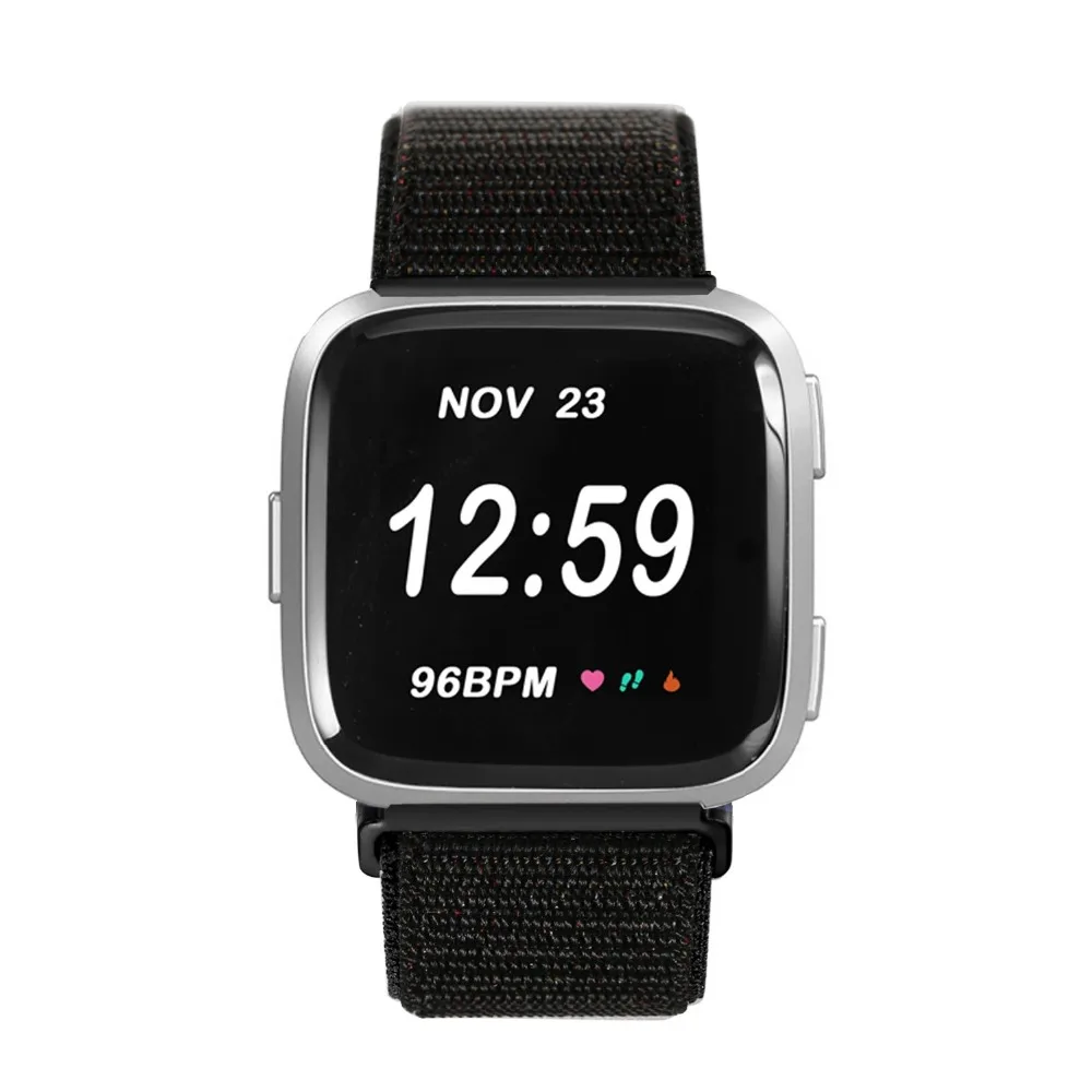 Нейлоновый ремешок для часов Fitbit Versa Смарт часы браслет Ремень спортивный сменный ремешок Correa для Fitbit Versa