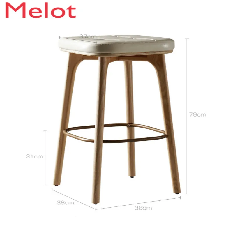 

Nordic Bar Counter Chair Simplicity Modern High Footstool Gold Metal Chair Household Bar Chair Stool Commercial Furniture Cheap