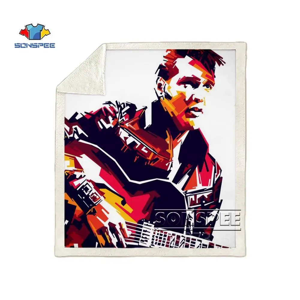 4 SONSPEE Elvis Bing singer harajuku для детей и взрослых, 3D принт, одеяло, теплый диван, Стёганое одеяло, постельные принадлежности для путешествий, Фабричный магазин B120 - Цвет: 4