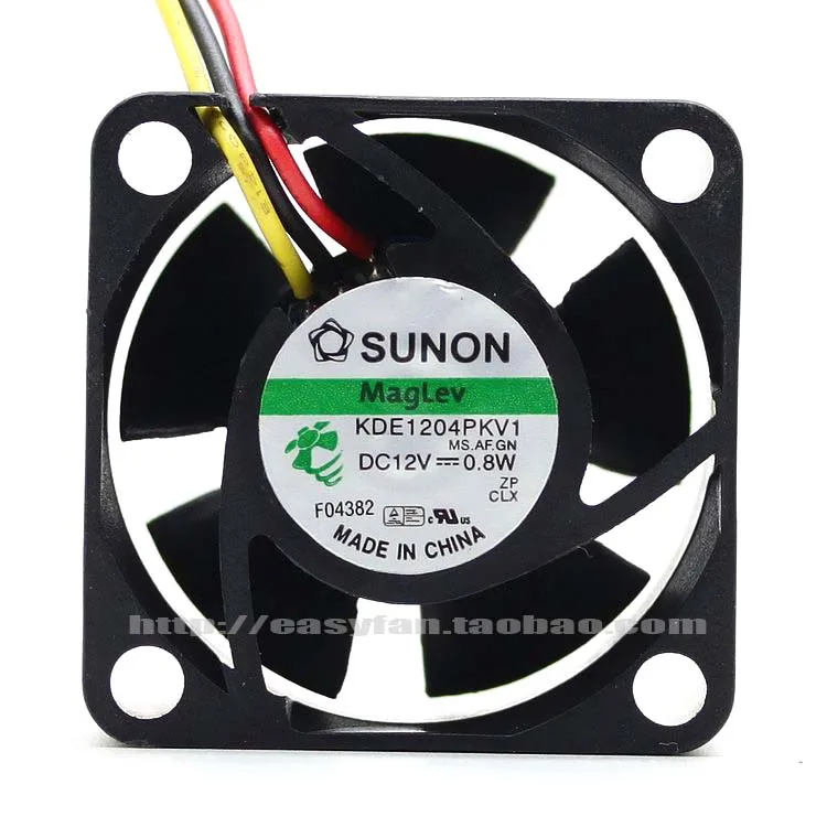 2 шт. SUNON KDE1204PKV1 MS. A. GN 40x40x20 мм 40 мм 4 см DC12V 0,8 Вт Сервер вентилятор охлаждения Сервер площади вентилятора 3-провод