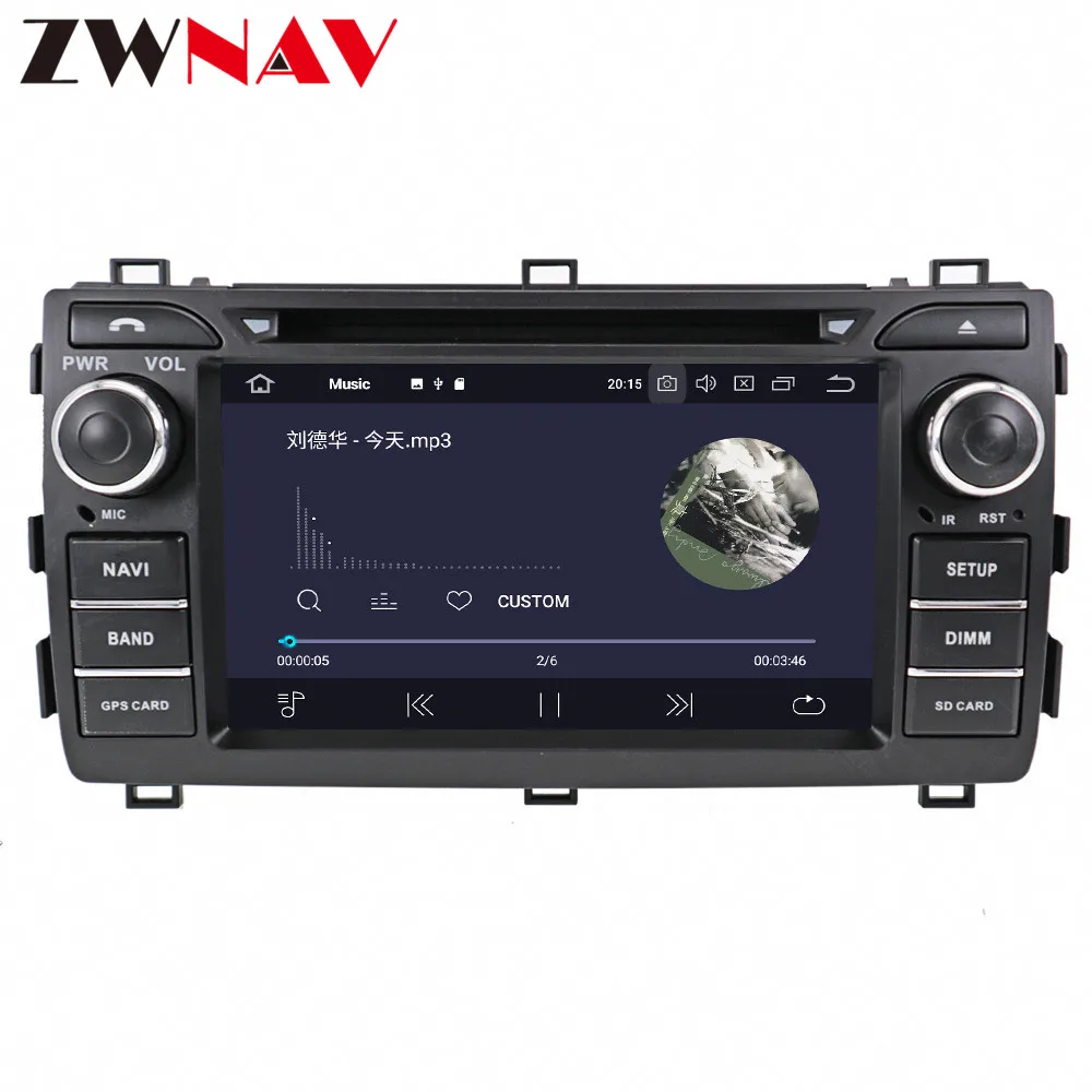 PX6 ips 4+ 64 Android 9,0 Автомобильный DVD стерео мультимедиа головное устройство для Toyota Auris 2013- Авто ПК радио gps навигация Видео Аудио