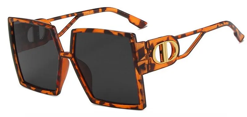 designer sunglasses for women Fashion Personality Sunglasses Hollow Design Sun Glasse Square Goggles Anti-UV Spectacles Oversize Frame Eyeglasses Adumbral A++ round sunglasses women