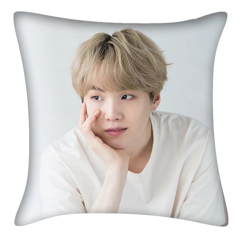 Kpop Bangtan мальчики карта душа Persona белый день Святого Валентина JIMJIN JIN SUGA J-HOPE Рэп монстр фото Мягкая Наволочка