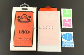 

500pcs/lot For iPhone 8 7 plus 6s 6 19D Tempered Glass For iPhone XS Max XR X Screen Protector Film with box package