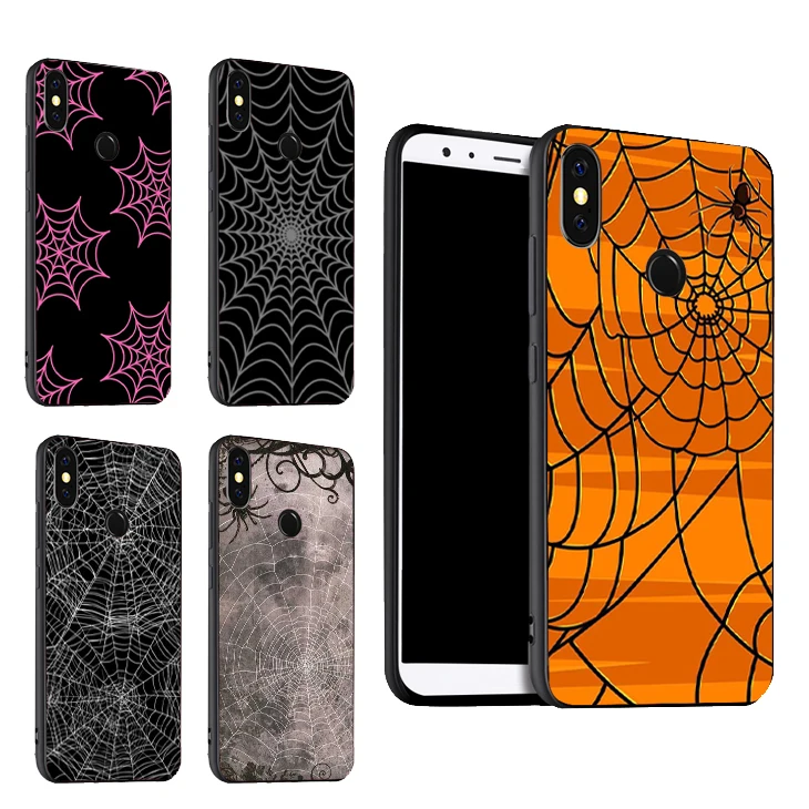 Halloween Spider Webs Case For Xiaomi Redmi Note 11 Pro 8 9 10S 9S 10 Cover 9T 9C 9A | Мобильные телефоны и аксессуары