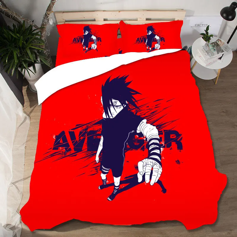 Домашний текстиль, постельное белье, Ropa De Cama Sabanas, 3d, King size, Добби, Наруто, Комплект постельного белья, одеяло, Комплект постельного белья, s, для девочек, постельное белье, поплин
