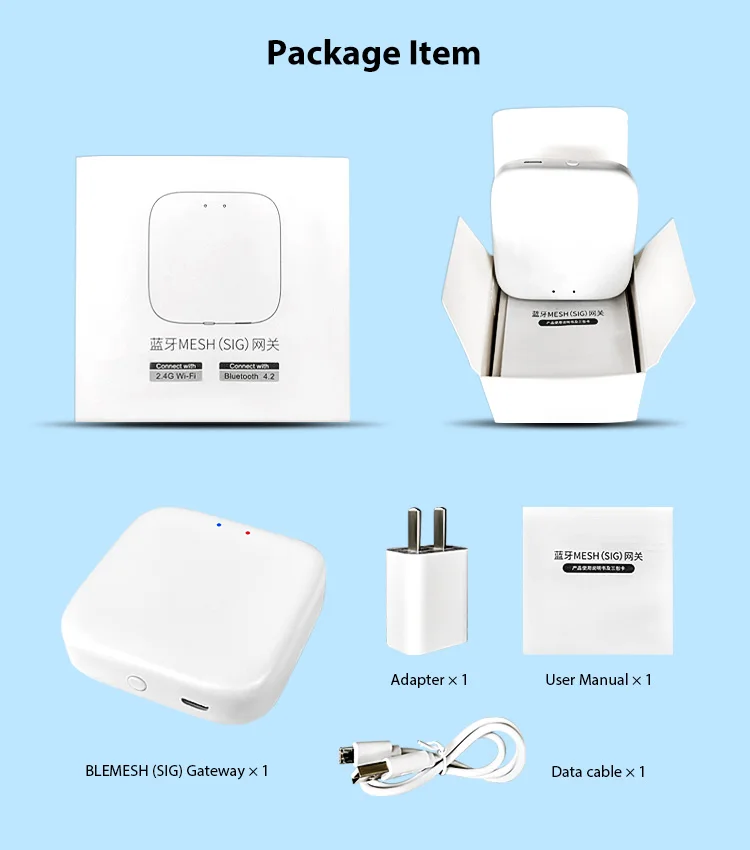 NEW-Tuya App Bluetooth Smart Electronic Door Lock wifi Adapter Gateway Remote Co