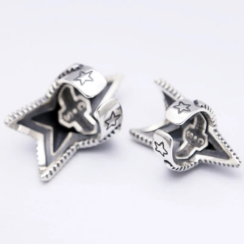 S925 puresilver Cody Sanderson азиатская Звезда серебряное кольцо для мужчин серебряное кольцо в стиле ретро мужское властное мужское модное серебряное кольцо
