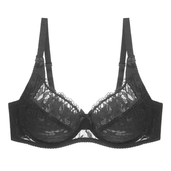 

Mug unlined Push Up bra sexy underwear Underwire Lingerie rim bras for women plus size lace floral bralette