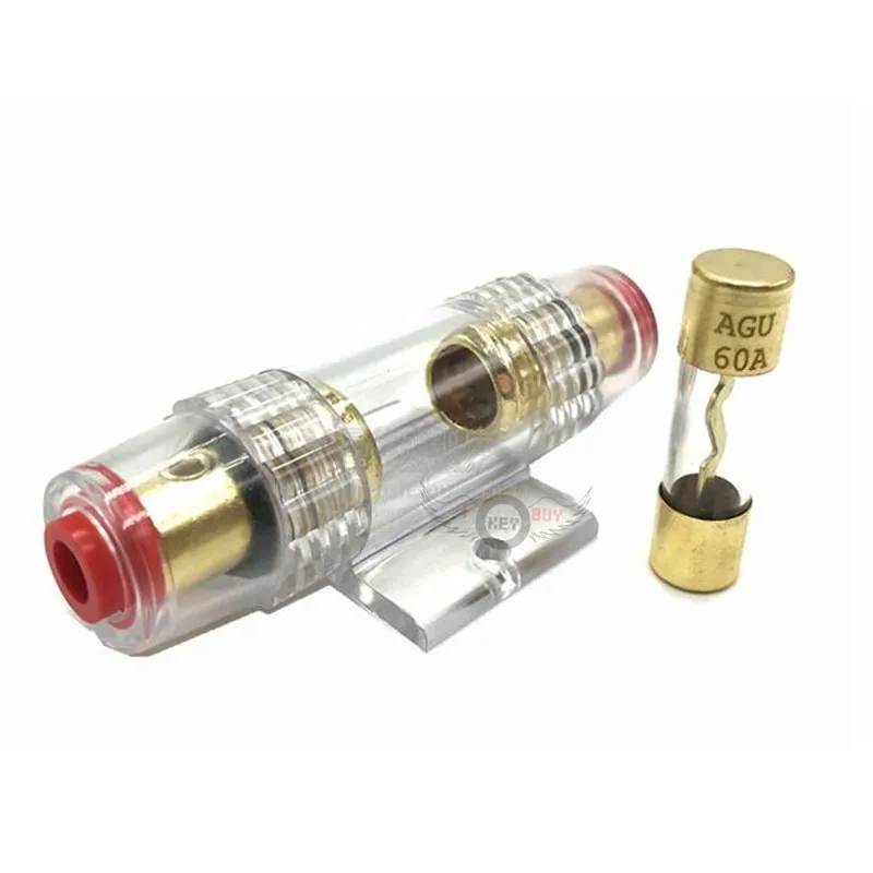 60A Car Audio Refit Fuse Holder Bolt-on Automotive Fusible Link AGU 10x38MM | Автомобили и мотоциклы