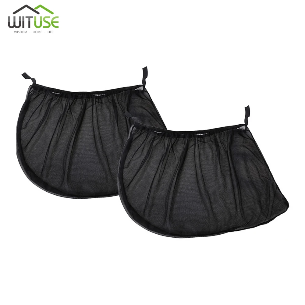 

Auto Car Rear Side Window Mesh Sun Visor Shade Cover Shield UV Protector 2Pcs Sunshade Breathable Baby Pet UV Protector