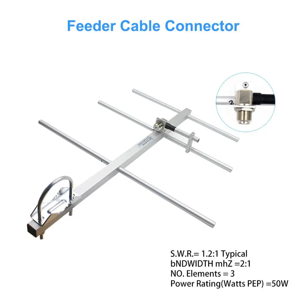 Yagi с высоким коэффициентом усиления HD1 из алюминиевого сплава UHF 430 450 МГц радио