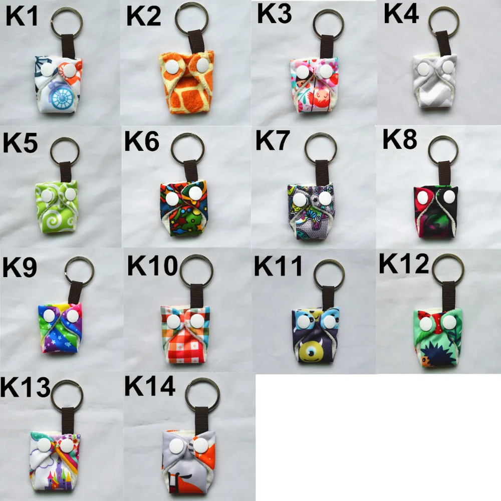 [Sigzagor]1 Mini lindo pequeño pañal de tela llavero cadena Adorable encaje bebé ducha regalo mamá regalo Navidad ornamento