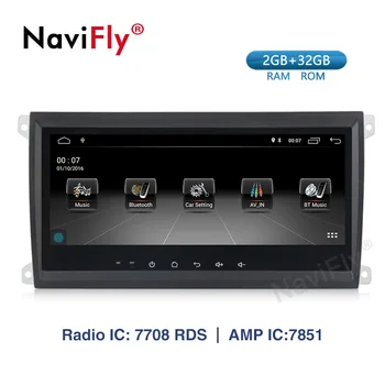 

NaviFly Android 9.1 Car multimedia player for Porsche Cayenne 2003-2010 & Cayenne S & Cayenne GTS 2003-2010 RAM 2G ROM 32G AM FM