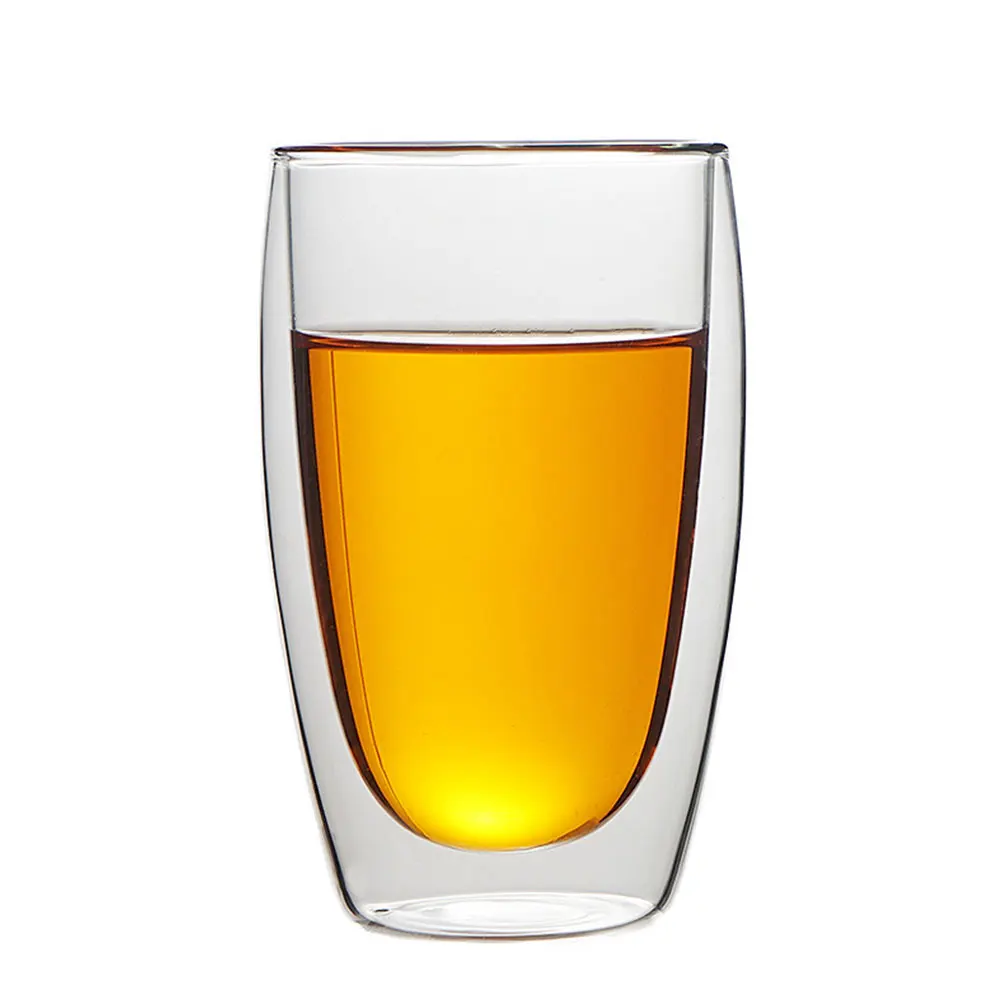 250/350/450ml wine glass cup Milk Coffee Double Layer Insulation Water Glass Cup Mug Drinkware whiskey glass vasos de vidrio Bar
