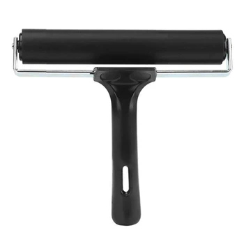 

1 Pack Soft Rubber Brayer,Rubber Brayer Roller Paint Brush Ink Applicator Art Craft Oil Painting Tool (7.8 Inch)