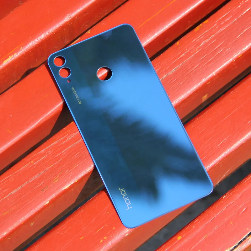 Стеклянная задняя крышка для Huawei Honor 8X оригинальный аккумулятор HuaWei Защитные