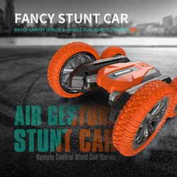 Coche acrobático GD99 para niños, Buggy de derrape y deformación, coche sobre orugas, con detección de gestos de 360 °, Robot de carreras, juguetes de reloj