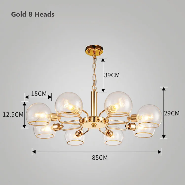 Modern Glass Pendant Light Nordic Dining Room Kitchen Light Designer Hanging Lamps Avize Lustre Lighting
