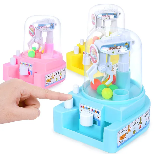 Mini Claw Machine Kids Grab Ball Candy Doll Machine Toy for Kids Toys Gift M09 4