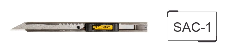 OLFA SAB-10 30-degree angle cutting insert 9MM small blade    10PCS/Lot
