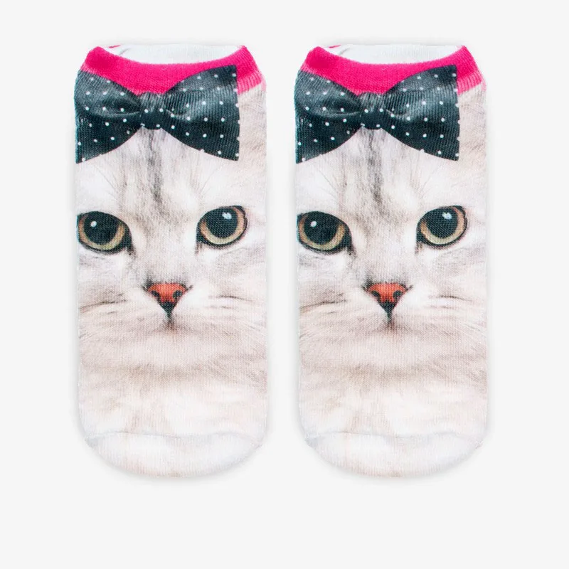 Модные Милые 3D Носки с рисунком крутой обезьяны Sox женские носки Chaussette Animal Веселая 3D-печать носки до лодыжки унисекс художественные носки - Цвет: 19