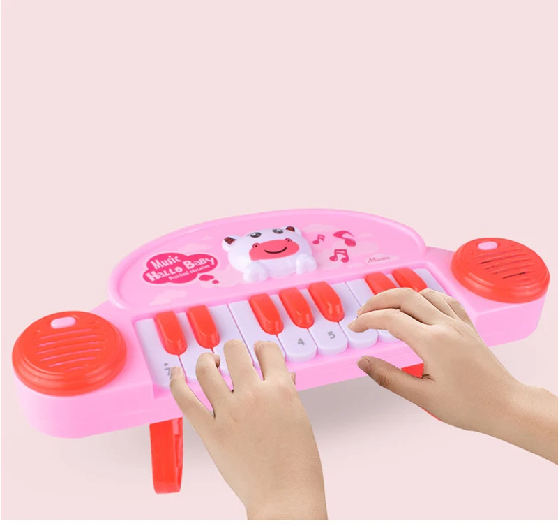 Children Music Instrument Toys Keyboard Piano 10 Keys Sound Kids Musical Toy Animal Cute Fun Colorful Baby Educational Toy Gifts