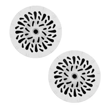 

New Kitchen Bathroom Set of 2 Sink Strainers, Flexible Silicone Kitchen Bathroom Sink Drainers Traps Food Debris Hair and P