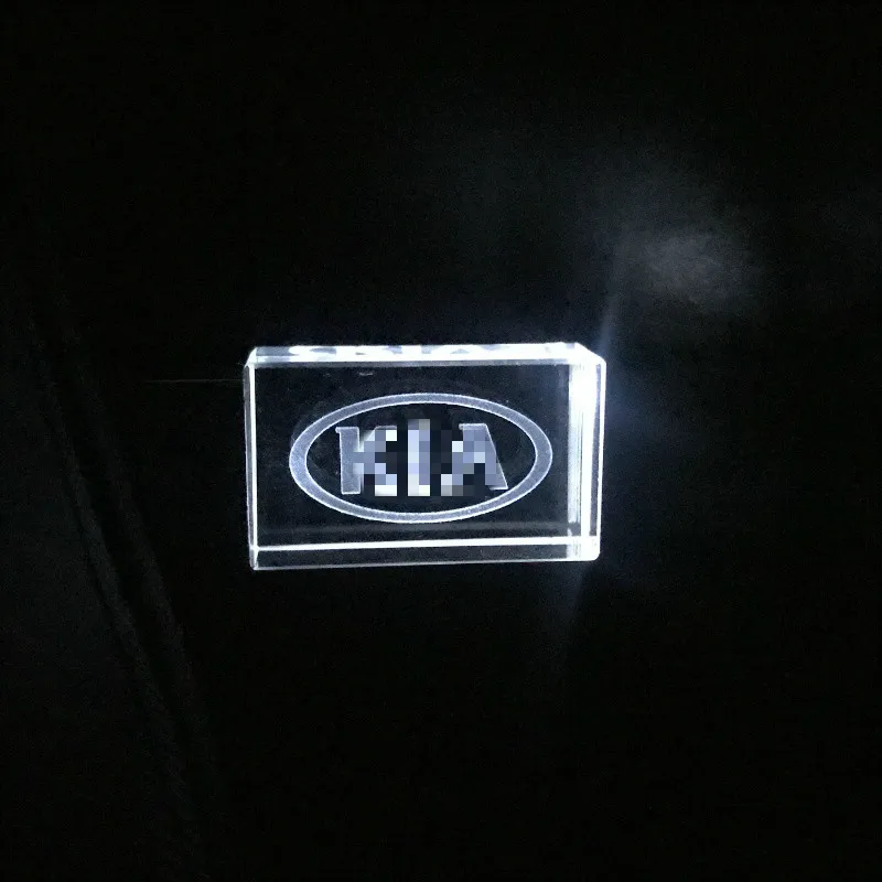 Хит продаж KIA crystal + металлический USB флеш накопитель флешка 4 ГБ 8 16 32 64 Гб 128 Внешняя