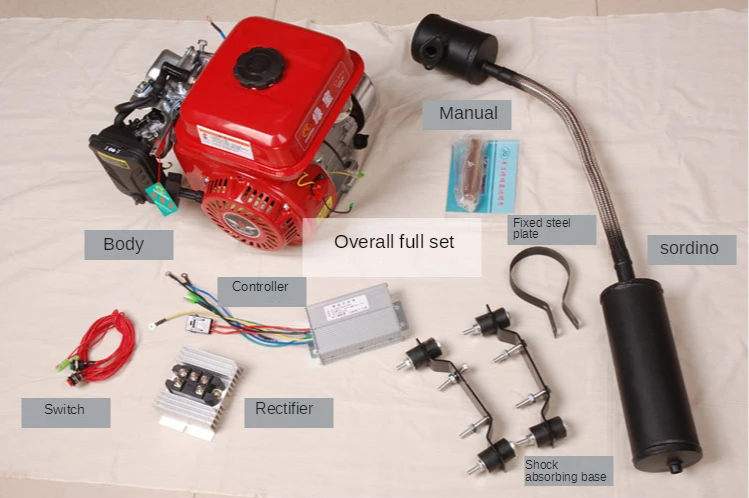 Tricycle électrique multifonction pour berline et voiture à quatre roues, générateur de charge Jane, prolongateur de portée, basse, 48V, 60V, 72V, 3000W