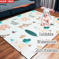 XPE – tapis de jeu éducatif pour enfants, tapis pliable, rampant, doux, Puzzle, activité 