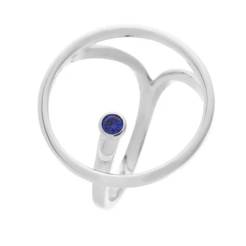 

Кольцо из серебра с ситаллом R01145