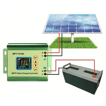 

New MPPT Solar Charge Controller For Photovoltaic Systems Solar Panel Battery Regulator Lcd Display 24/36/48/60/72V 10A Compatib