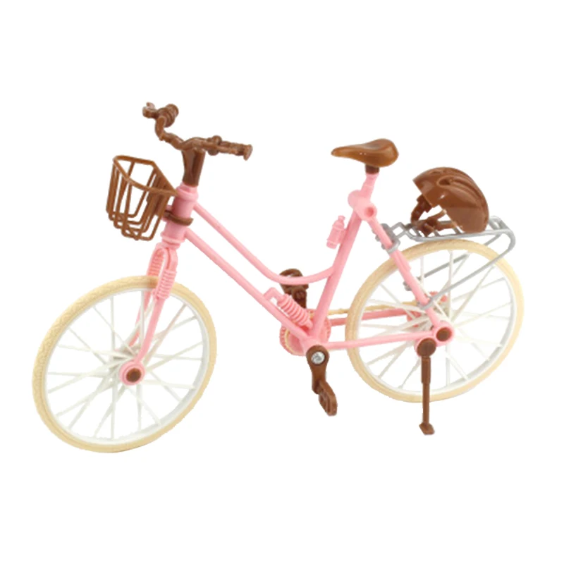 Adollya Bjd Doll Accessories Toys Dolsl Bicycle Matching Doll Bikes Accessories With Basket Dolls for Girls Children Gifts