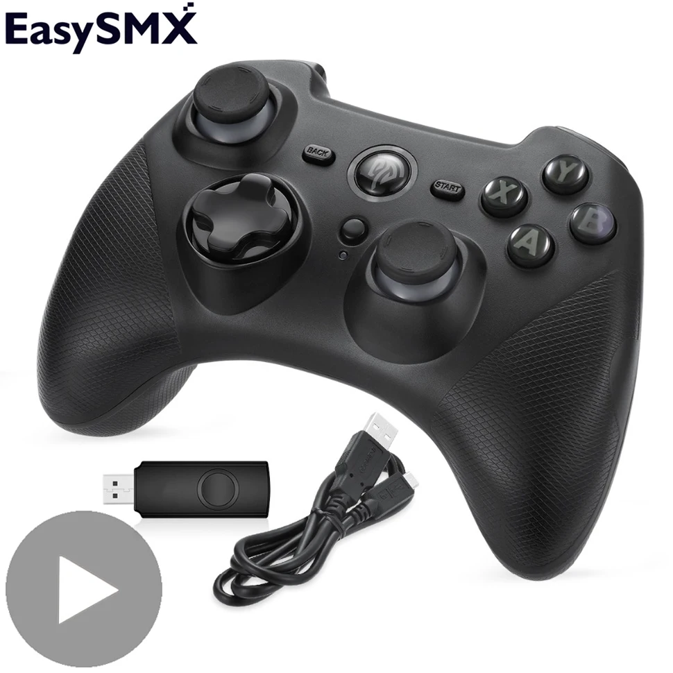 Wireless gaming controller. Джойстик EASYSMX. 2.4G Wireless Controller Gamepad. Easy SMX геймпад. Игровой контроллер геймпад easy SMX.