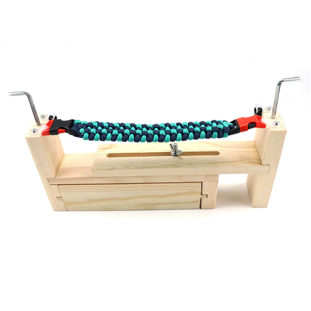 Регулируемый ткацкий ремесленный изготовитель DIY деревянный Паракорд джиг