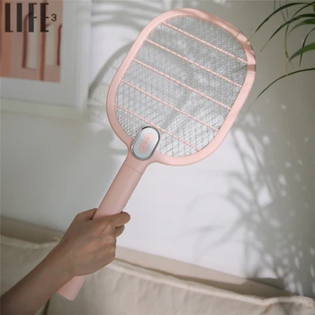 

3life Electric Mosquito Swatter 3Layer Mosquito Dispeller Rechargeable LED Electric Insect Bug Fly Mosquito Killer Racket