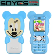 Soyes S10 + Super Mini niños lindo estudiante teléfono móvil Bluetooth Dual Sim tarjetas clave SOS No molestar en clase No Juegos