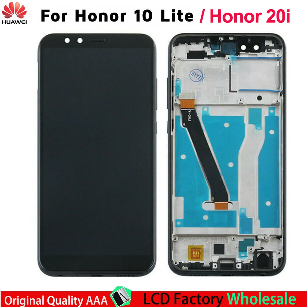 Дисплей для huawei Honor 10 Lite, ЖК сенсорный экран с рамкой для Honor 10 Lite, HRY-LX1, HRY-LX2, запасная часть для HRY-LX1T