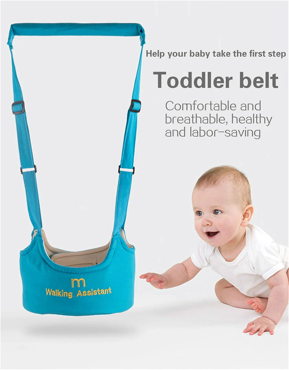 Baby Toddler Walking Harness Aid Assistant Rein Learn Walk Safety Equipment uk