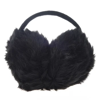 

Lady Pure Plush Comfy Warmer Headband Back Ear Muffs Earmuffs Black