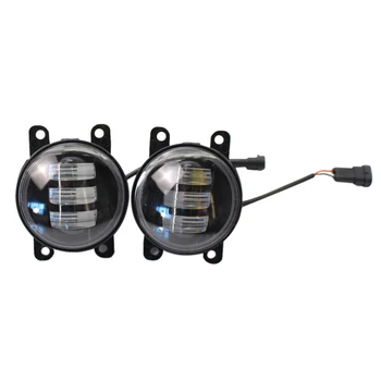 

White/Yellow Dual Color 20W High Power LED Fog Light Kit for Honda Nissan Subaru Ford