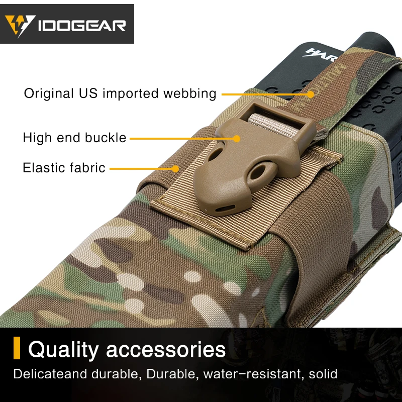 IDOGEAR страйкбол Радио Чехол для рации MOLLE MBITR AN/TRI PRC148 152 внешний спортивный тактический инструмент сумка 3552