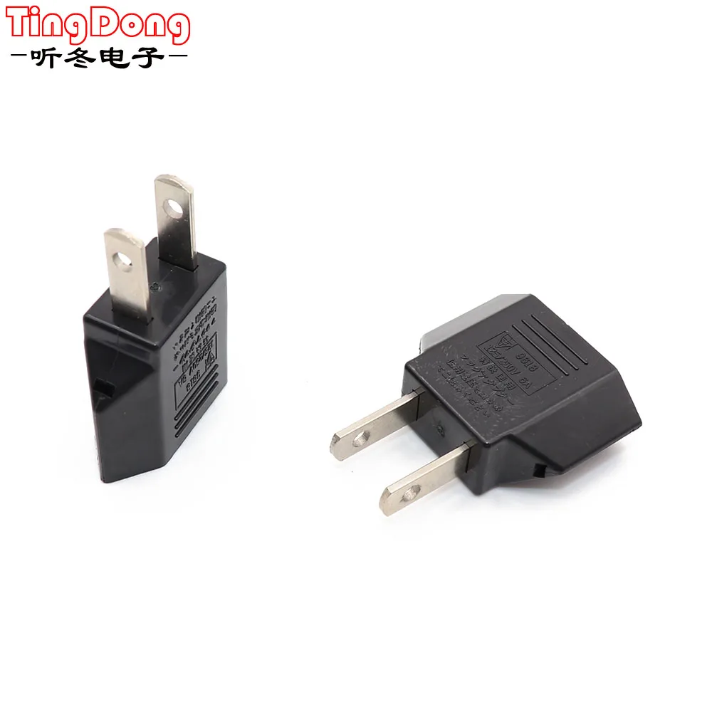 

1PCS US Japan China Travel Plug Adapter European EU To US JP Power Adapter Electrical Plug Converter Sockets AC Charger Outlet