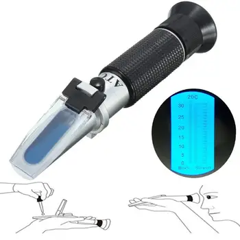 

Automobile ATC Tool Antifreeze Refractometer Compact and Portable Carry Convenient Battery Liquid Glass Water Tester